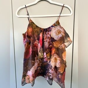Haute Hippie Multicolor Floral Camisole 🖤
